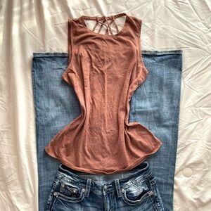 Maurices women Rust Tank Top